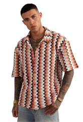 PLUS EIGHTEEN CAMISA COLORIDA 2 NARANJA